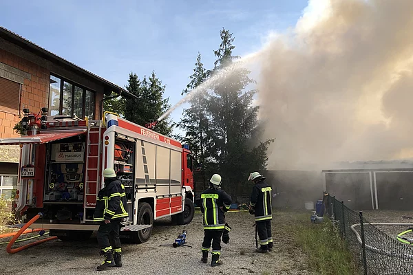 Foto Brandeinsatz Feuerwehr