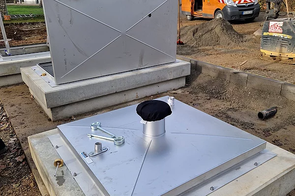 Installationsarbeiten Pumpwerk Aschau-Werk