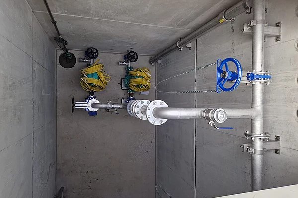 Installationsarbeiten Pumpwerk Aschau-Werk