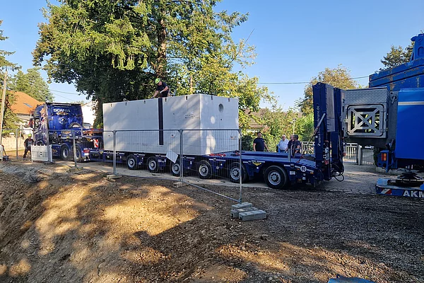 Baustelle Pumpwerk Aschau-Werk