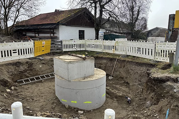 Kanalisation Baustelle Reit 28.03.2025