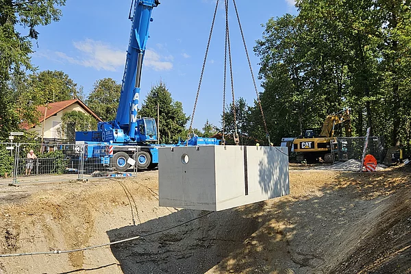 Installationsarbeiten Pumpwerk Aschau-Werk