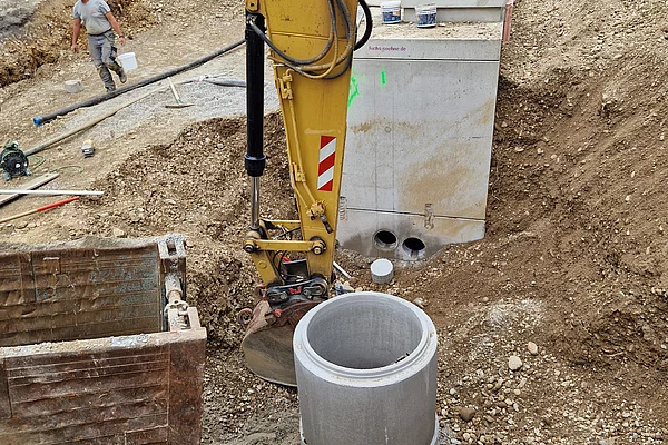 Installationsarbeiten Pumpwerk Aschau-Werk