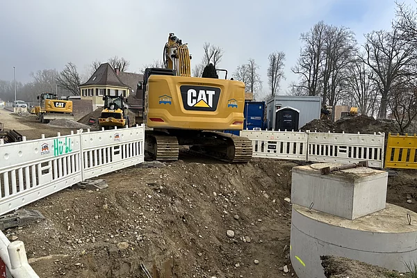 Kanalisation Baustelle Reit 28.03.2025